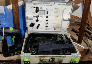 Conjunto Aparafusadora de Bateria Festool em Caixa c/ Acessórios