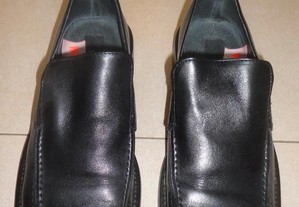 Sapatos para homem pretos Walking Shoes