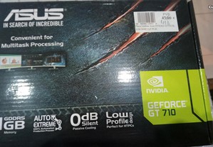 Gráfica Asus Nvidia GT710 sl 1gb DDR5 LP PCIE