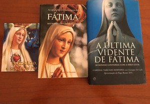 Lote de 3 livros - A última Vidente de Fátima, ...