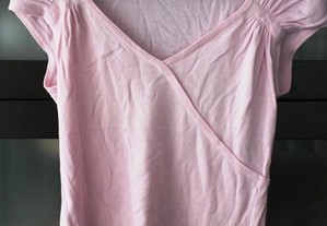 Blusa cor de rosa sem manga da marca TINTORETTO Tamanho S