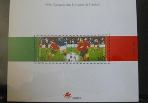 Bloco nº 169 Campeonato Europeu de Futebol. UEFA EURO 96 ENGLAND