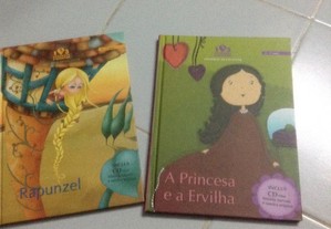 2 Livros histórias e contos infantis-estimados