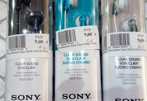 Auscultadores Sony MDR-E9LP - Novo