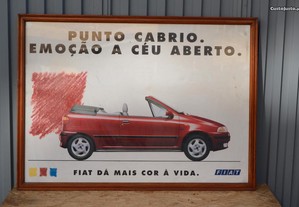 Quadro publicitário - Fiat Punto Cabrio