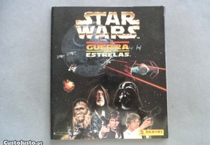 Caderneta de cromos Star Wars - A Guerra das Estre