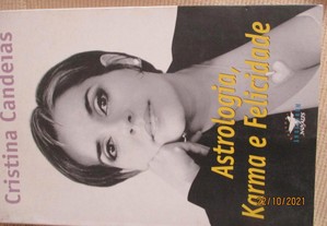 livro - Astrologia, karma e felicidade de Cristina Candeias