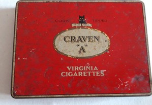 Caixa / lata / cigarettes Craven a