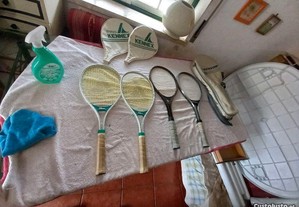 Conjunto de 4 Raquetes de Squash