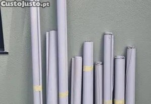 Estores Cortinas Screens interiores cinzento