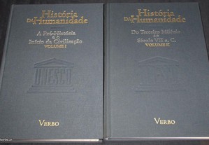 Livros História da Humanidade volume I e II Verbo