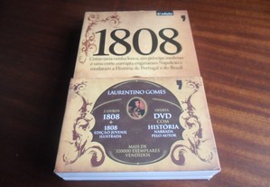 "1808" 2 livros - Acompanha DVD de Laurentino Gomes 