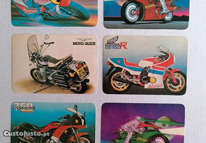6 Calendários de 1986 de motos