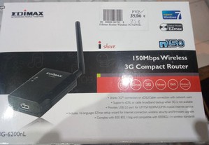 Edimax Router Wireless 3G-6200NL - Novo na caixa