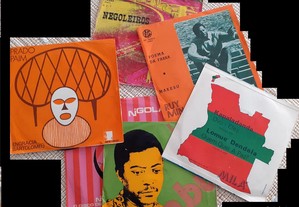 Discos de vinil - 45 rpm - Música Angolana