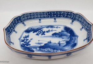 Covilhete Cantão Porcelana Chinesa Dinastia Ming Marcada XIX 20 cm