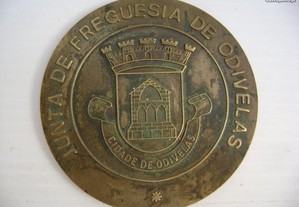 Medalha em bronze - Junta de Freguesia de Odivelas
