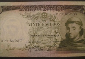20$00 Santo António de 26 de Maio de 1964 Nova