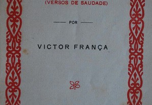 Cantares (Versos de Saudade) de Victor França - 1ª Edição 1924