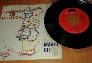 Disco 45 rpm Caminhos de Portugal de Mário Gil