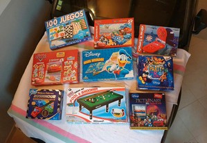 Vários jogos para crianças