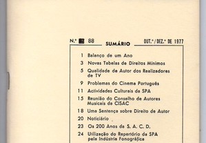 Autores - Boletim da SPA, n.º 88