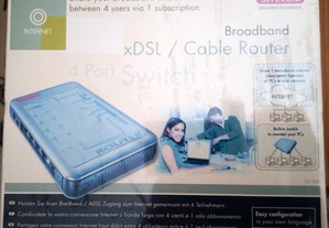 Router SiteCom DC 202-ADSL/Cabo-ainda Novo
