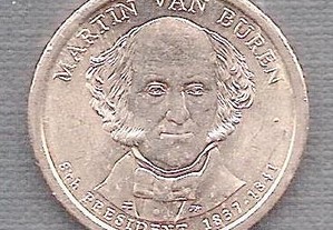 Moeda USA - Dollar 8 Presidente Martin Van Buren