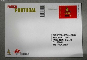 Postal CTT Apoio a Seleção Nacional no Campeonato Mundial Futebol 2002