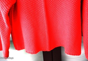 Camisola vermelha 100% algodão H&M Tamanho M