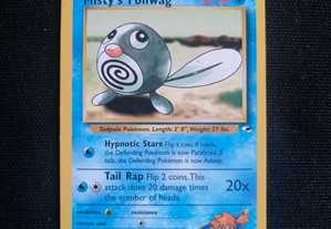 Carta card Pokémon em inglês, 87/132 Misty's Poliwag