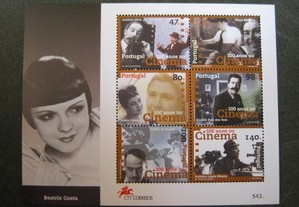 Bloco nº 174 100 anos do Cinema em Portugal