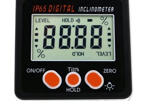 Inclinómetro Digital Base Magnética IP65 (NOVO)