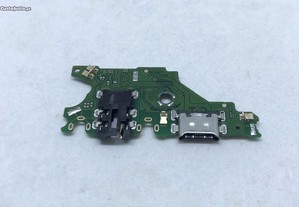 Conector de carga Type-C (USB-C) com microfone e Jack de áudio para Huawei Mate 20 Lite