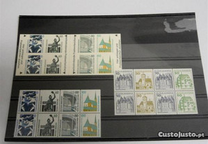 3 "Carnets" de selos novos (MNH ) da Alemanha