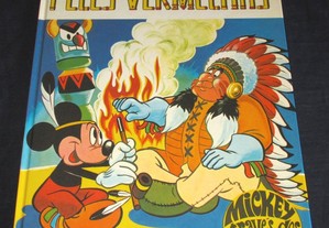 Livro BD Mickey e os Peles-Vermelhas