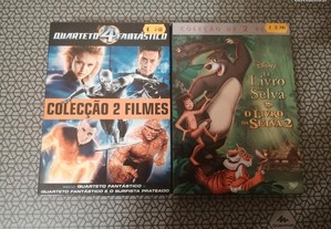 Colecções de 2 Filmes em Dvd.