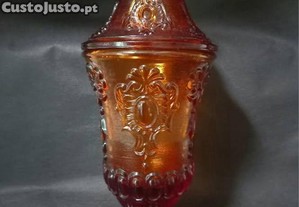 Esplendorosa Bomboneira em Vidro Marinha Grande