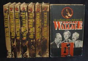 Livros Colecção As Melhores Obras Policiais Edgar Wallace 8 volumes - Completo