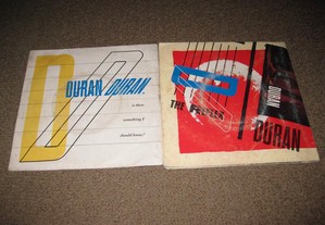 2 Discos em Vinil Single 45 rpm dos Duran Duran