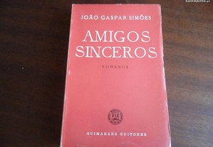"Amigos Sinceros" de João Gaspar Simões - 2ª Ediçã