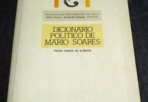 Livro Dicionário Político de Mário Soares 1 edição