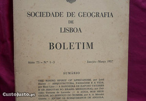 Boletim da Sociedade de Geografia de Lisboa Jan -M