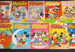 Livros BD Mickey Disney Morumbi 1984 a 1990