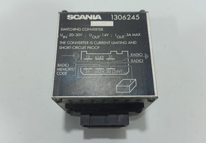 Conversor de Voltagem 24V/12V 1306245 Scania 4-Séries