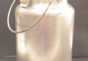 Leiteira antiga em alumínio de 1 litro Portuguesa