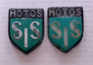 Emblemas Escudos Sachs "Motos SiS" Genuínos (RARO)