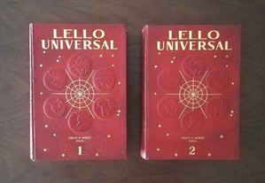 Enciclopédia Lello Universal, 2 volumes, 1976.