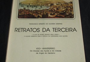 Livro Retratos da Terceira Francisco Ernesto de Oliveira Martins