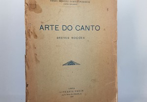 Arte do Canto // Emma Romero Santos-Fonseca 1927 Dedicatória